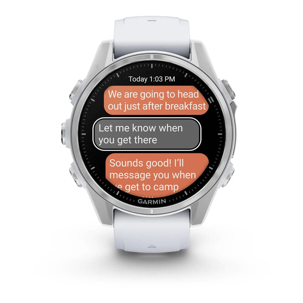Garmin 010-02903-00 Fenix 8 43mm AMOLED Silver