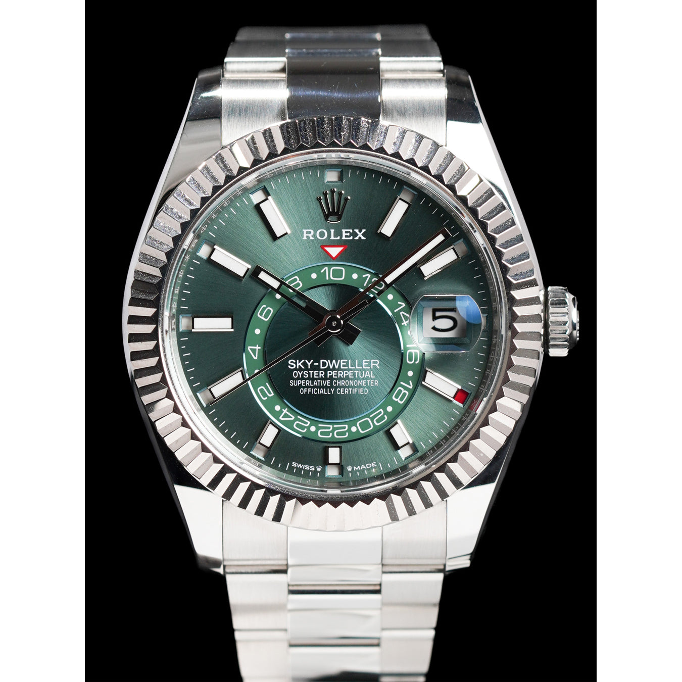 Rolex 336934 Sky Dweller Green Dial 42mm