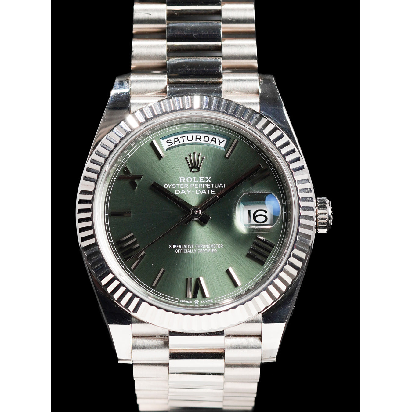 Rolex 228239 Oyster Perpetual Day Date Green Dial