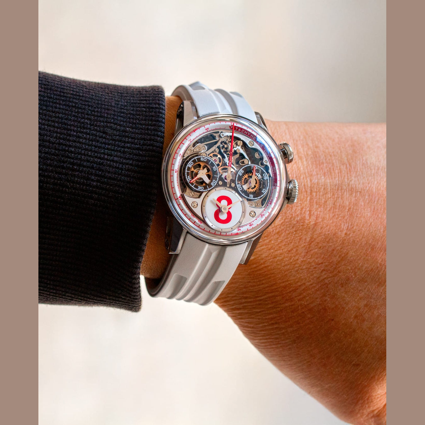 Louis Moinet LM-96.20.WF Time To Race White Fuji