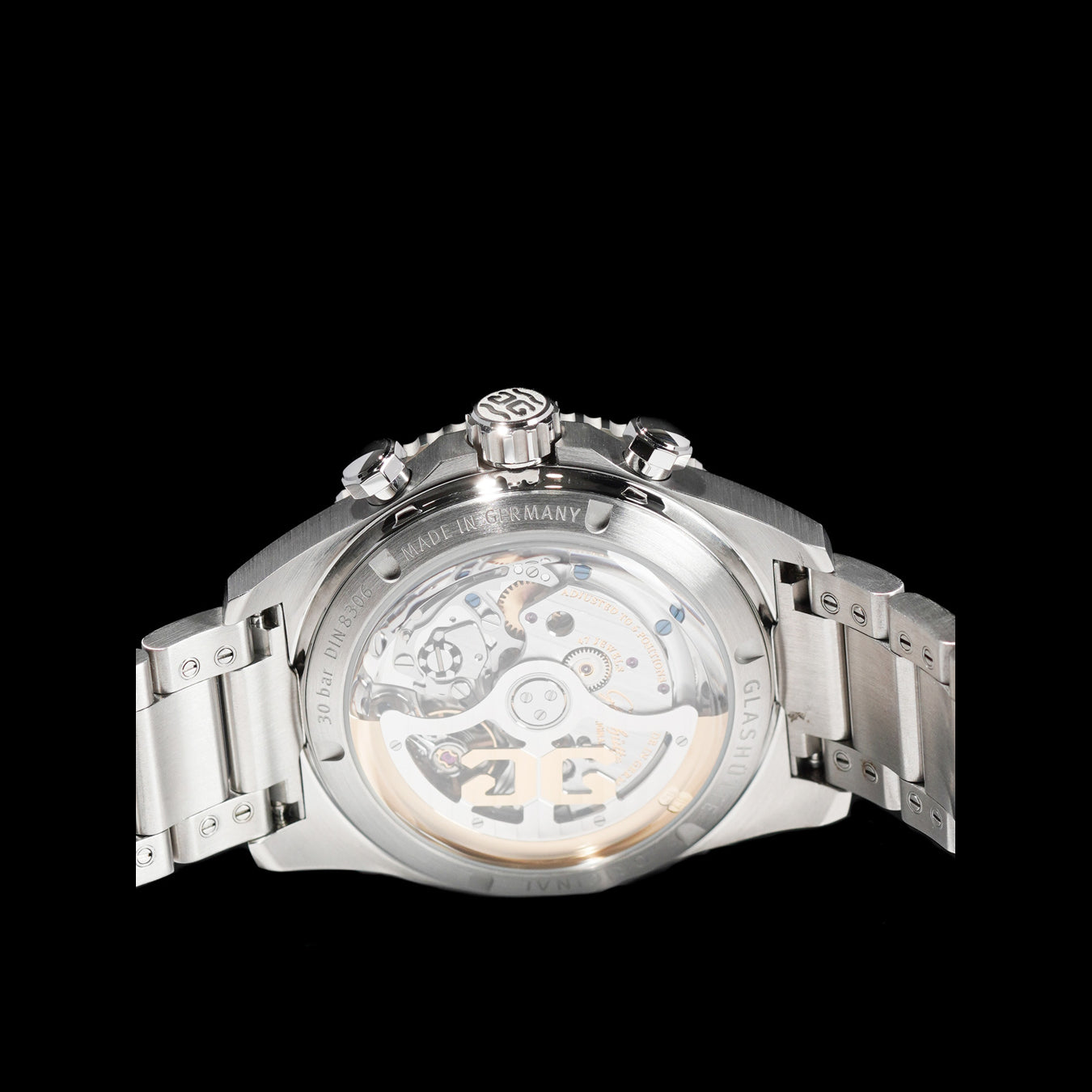 Glashütte Original 1-37-23-03-80-70 SeaQ Chronograph "Panda" on Bracelet