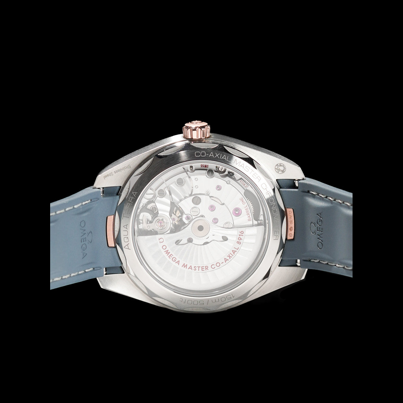 Omega 220.22.41.21.03.001 Seamaster Aqua Terra 150M Small Seconds Steel Gold Blue Dial 41mm