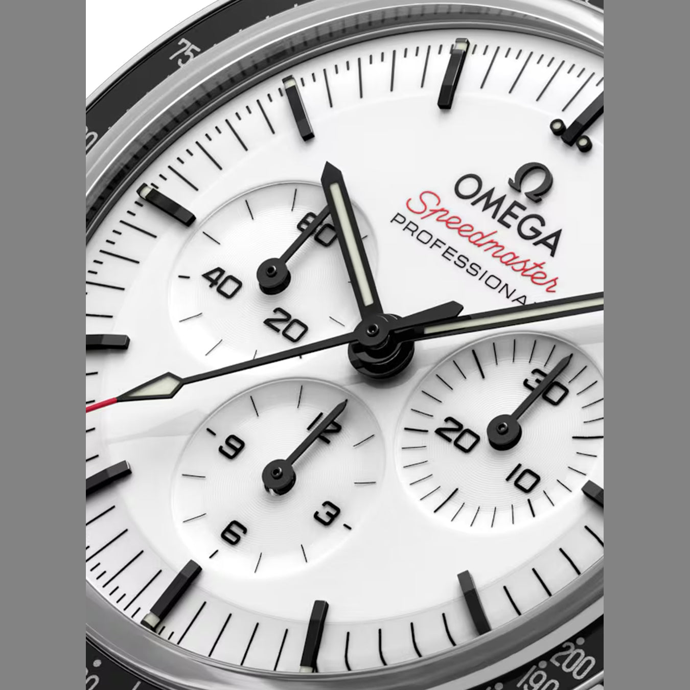 Omega Speedmaster Moonwatch Professional White Dial on Leather Strap
