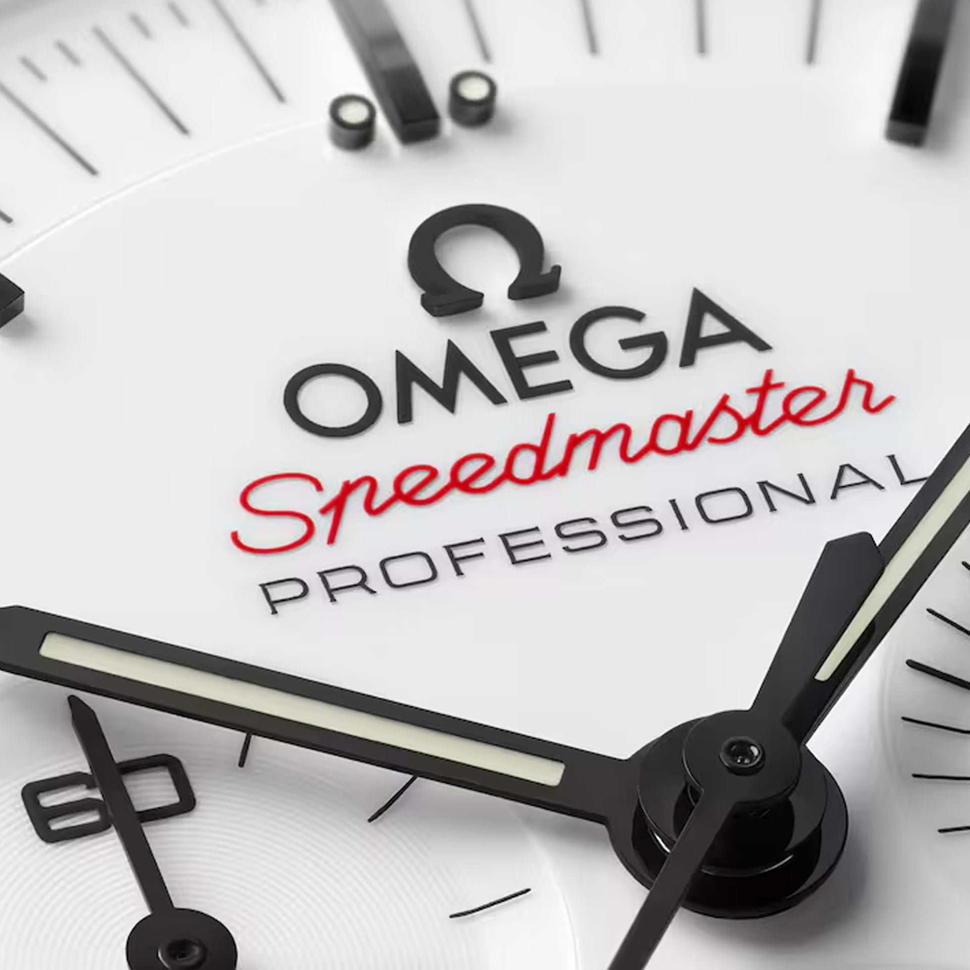 Omega Speedmaster Moonwatch Professional White Dial on Leather Strap