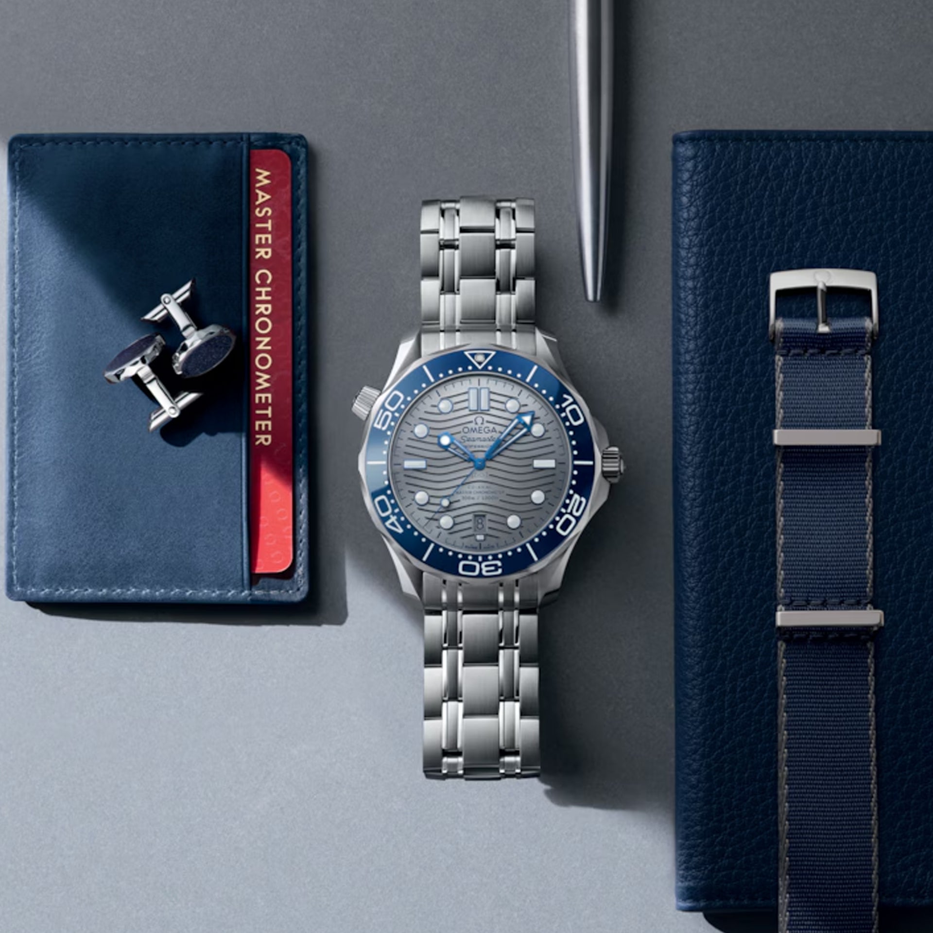 Omega Seamaster Diver 300M Co-Axial Master Chronometer on Bracelet 210.30.42.20.06.001