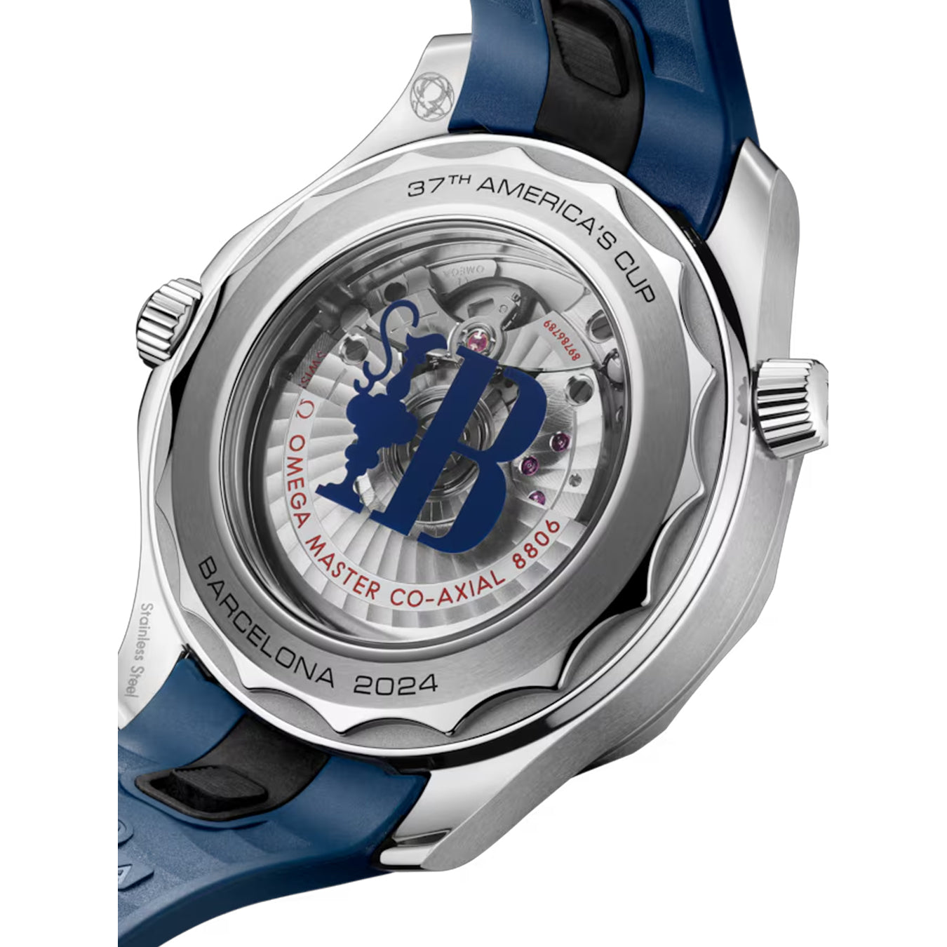 Omega Seamaster Diver 300M America's Cup on Rubber Strap 210.32.42.20.04.002