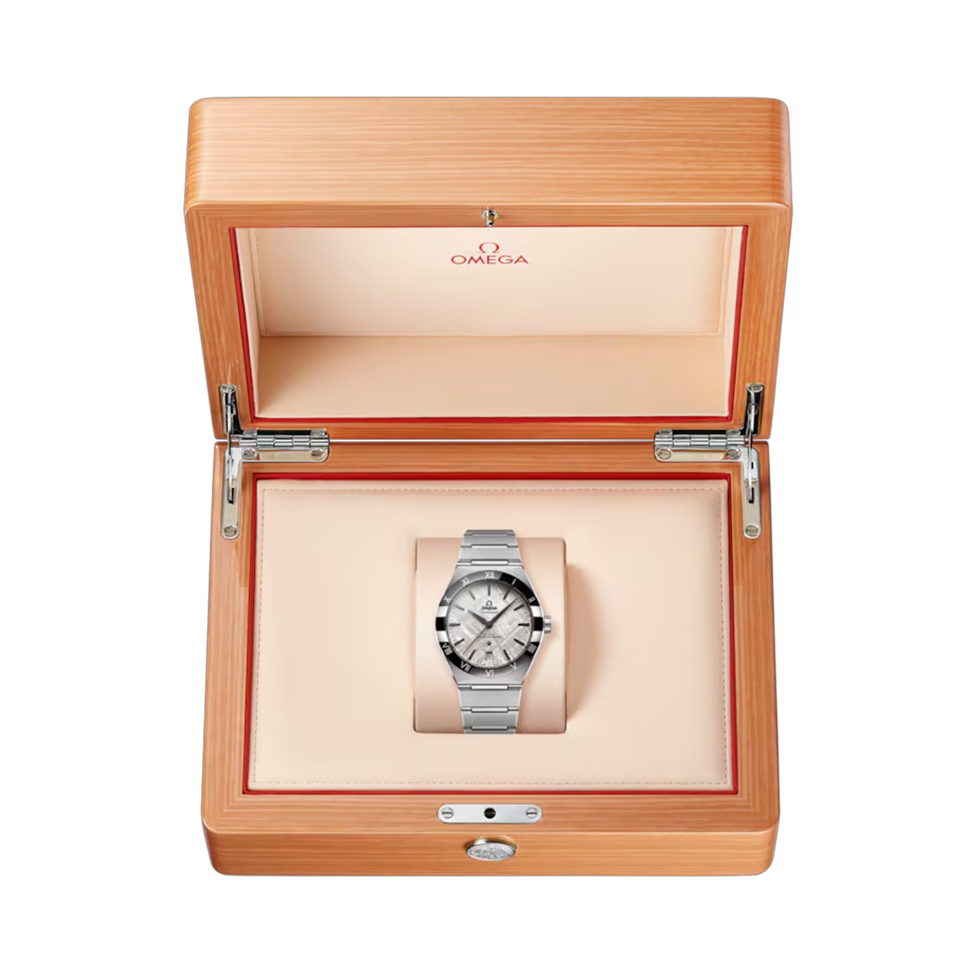 Omega 131.30.41.21.99.001 Constellation Meteorite Dial Steel on Steel 41mm