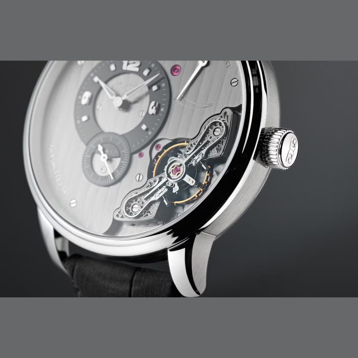 Glashütte Original 1-66-06-04-22-66 Panoinverse On Strap