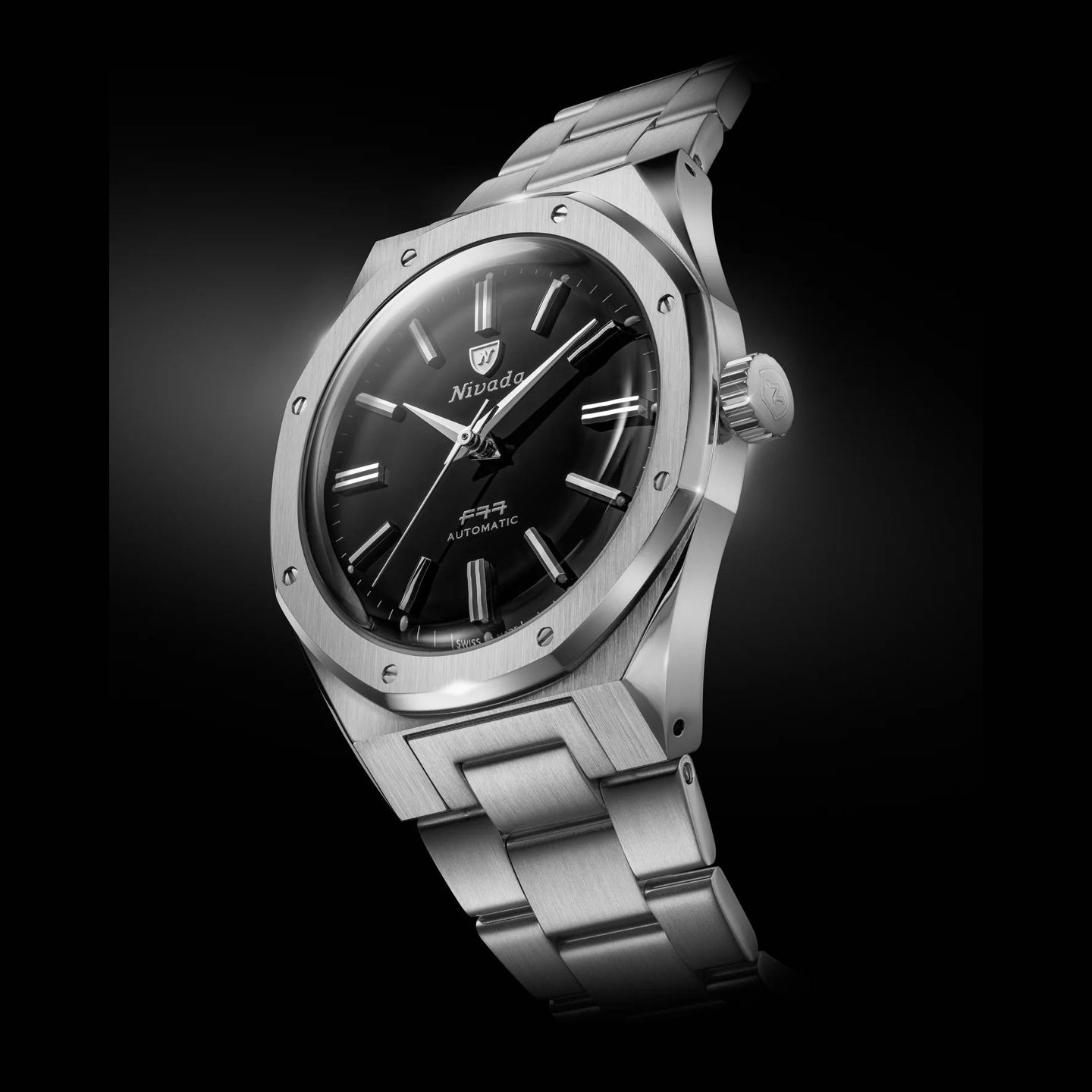 Nivada Grenchen 68035A77 Mark II Steel