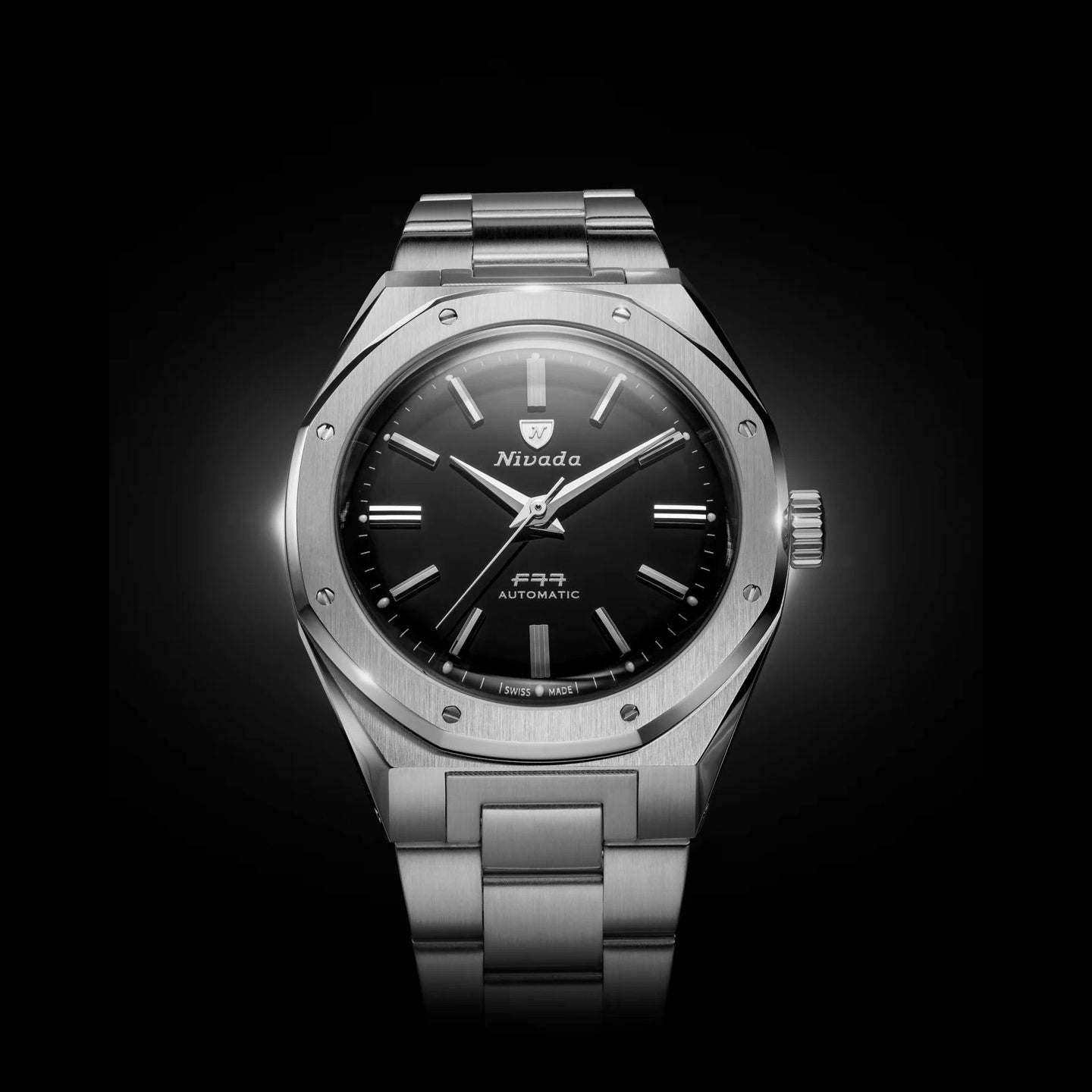 Nivada Grenchen 68035A77 Mark II Steel