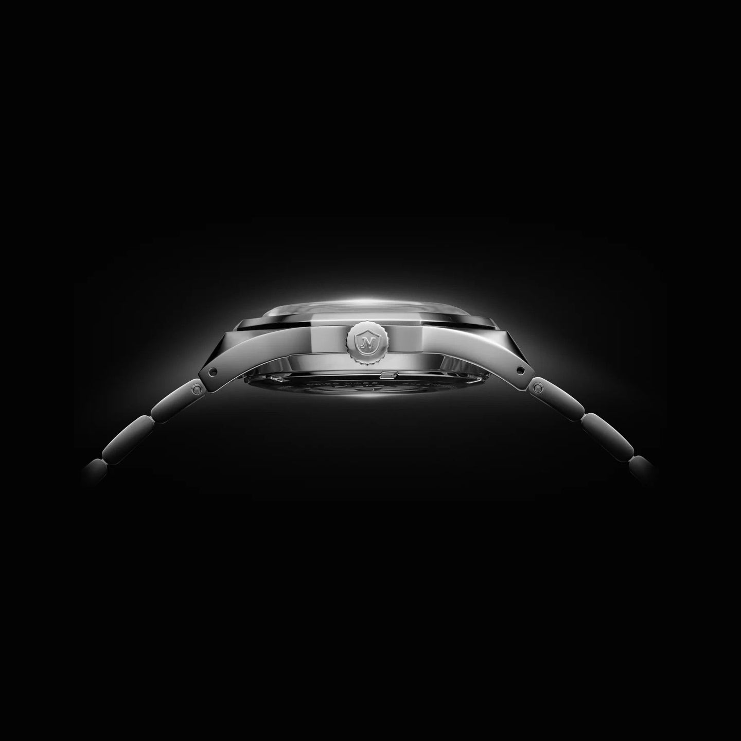 Nivada Grenchen 68035A77-BC Mark II Steel on Canvas Strap