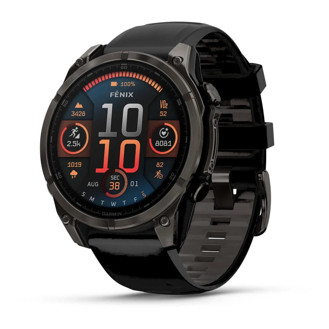 Garmin 010-02904-20 Fenix 8 47mm AMOLED Sapphire Carbon
