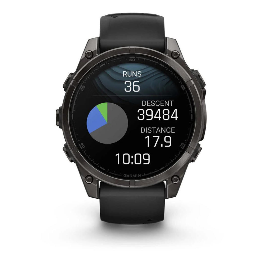 Garmin 010-02904-20 Fenix 8 47mm AMOLED Sapphire Carbon