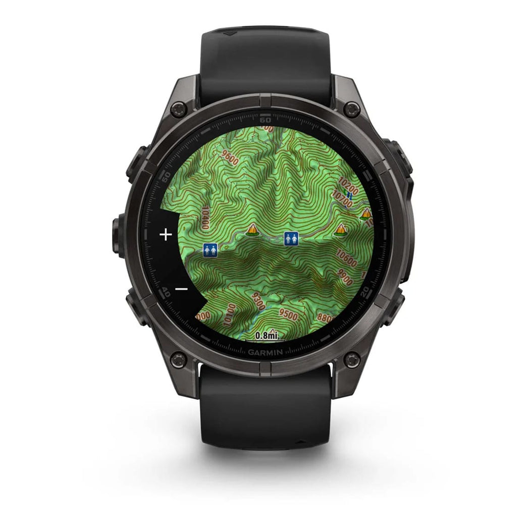Garmin 010-02904-20 Fenix 8 47mm AMOLED Sapphire Carbon