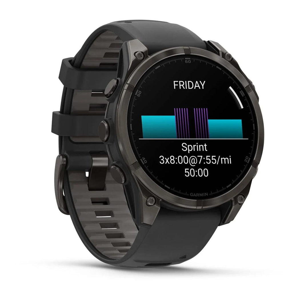 Garmin 010-02904-20 Fenix 8 47mm AMOLED Sapphire Carbon