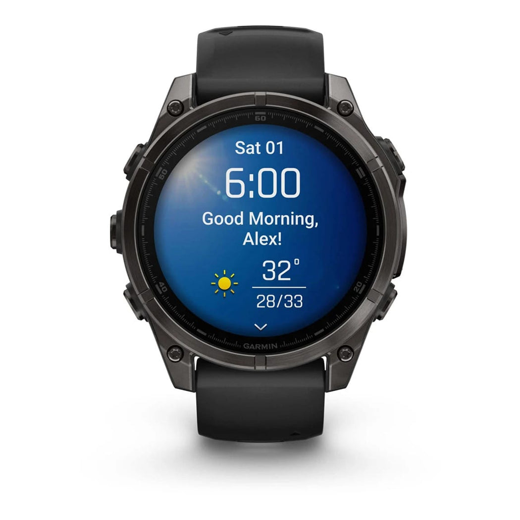 Garmin 010-02904-20 Fenix 8 47mm AMOLED Sapphire Carbon