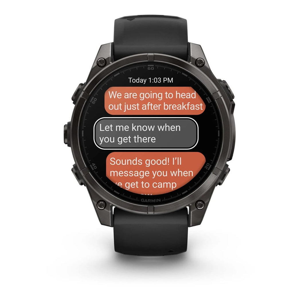 Garmin 010-02904-20 Fenix 8 47mm AMOLED Sapphire Carbon