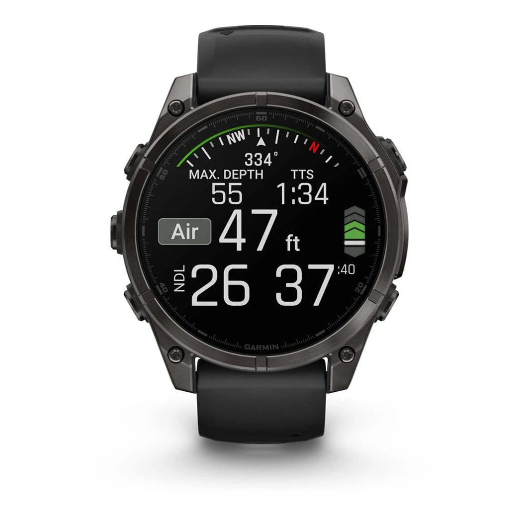 Garmin 010-02904-20 Fenix 8 47mm AMOLED Sapphire Carbon