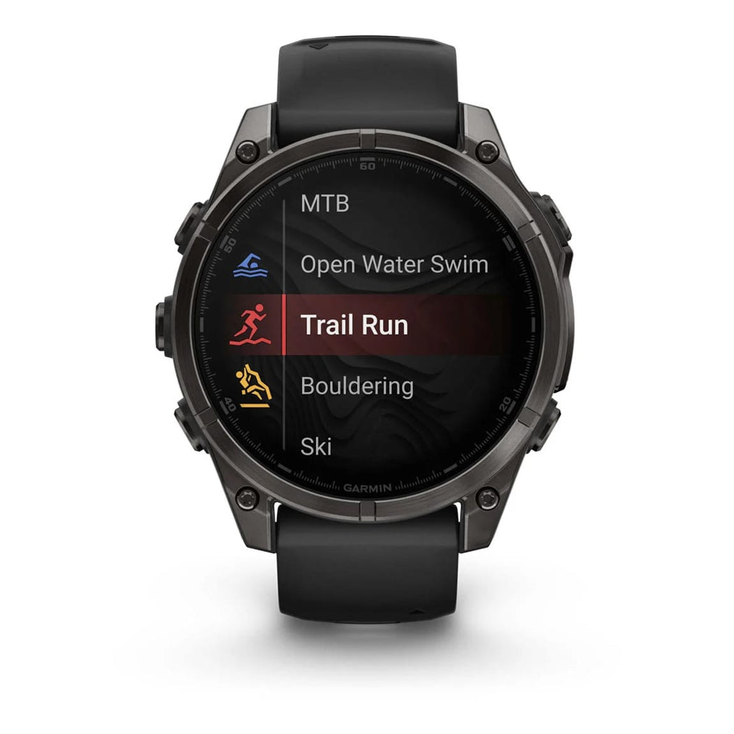 Garmin 010-02904-20 Fenix 8 47mm AMOLED Sapphire Carbon