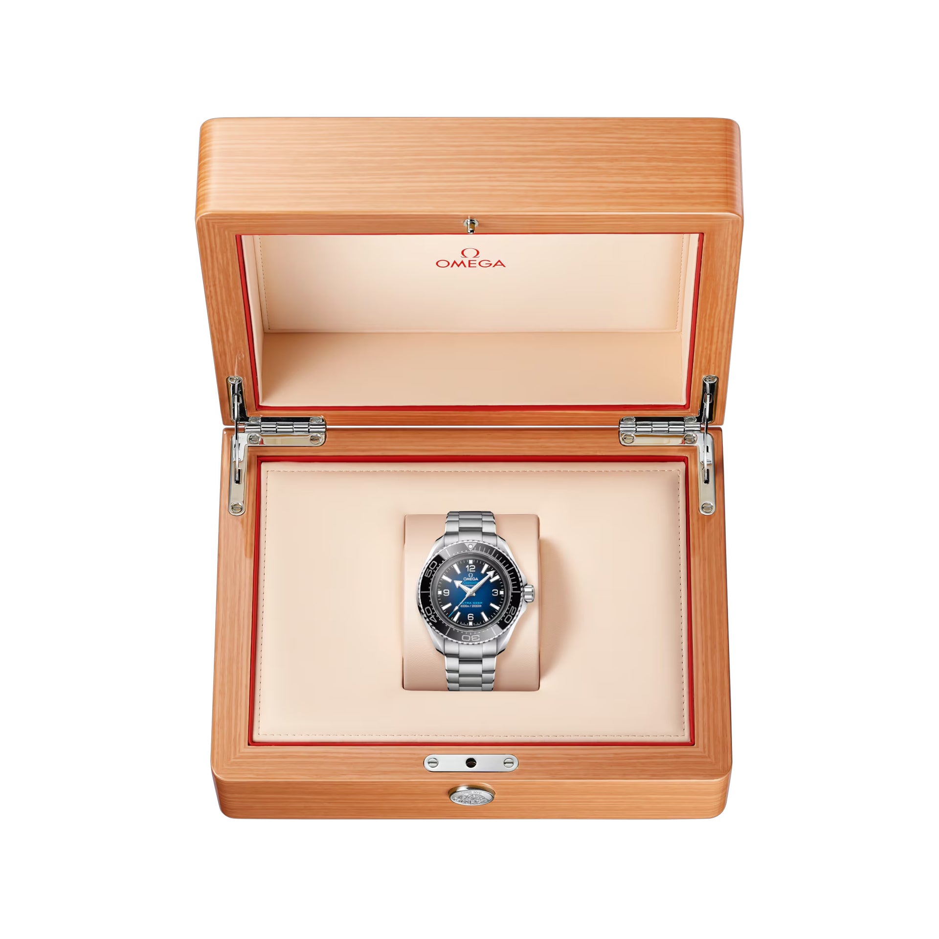 Omega Seamaster Planet Ocean 6000m Ultra Deep Blue Dial 45.5mm on Bracelet