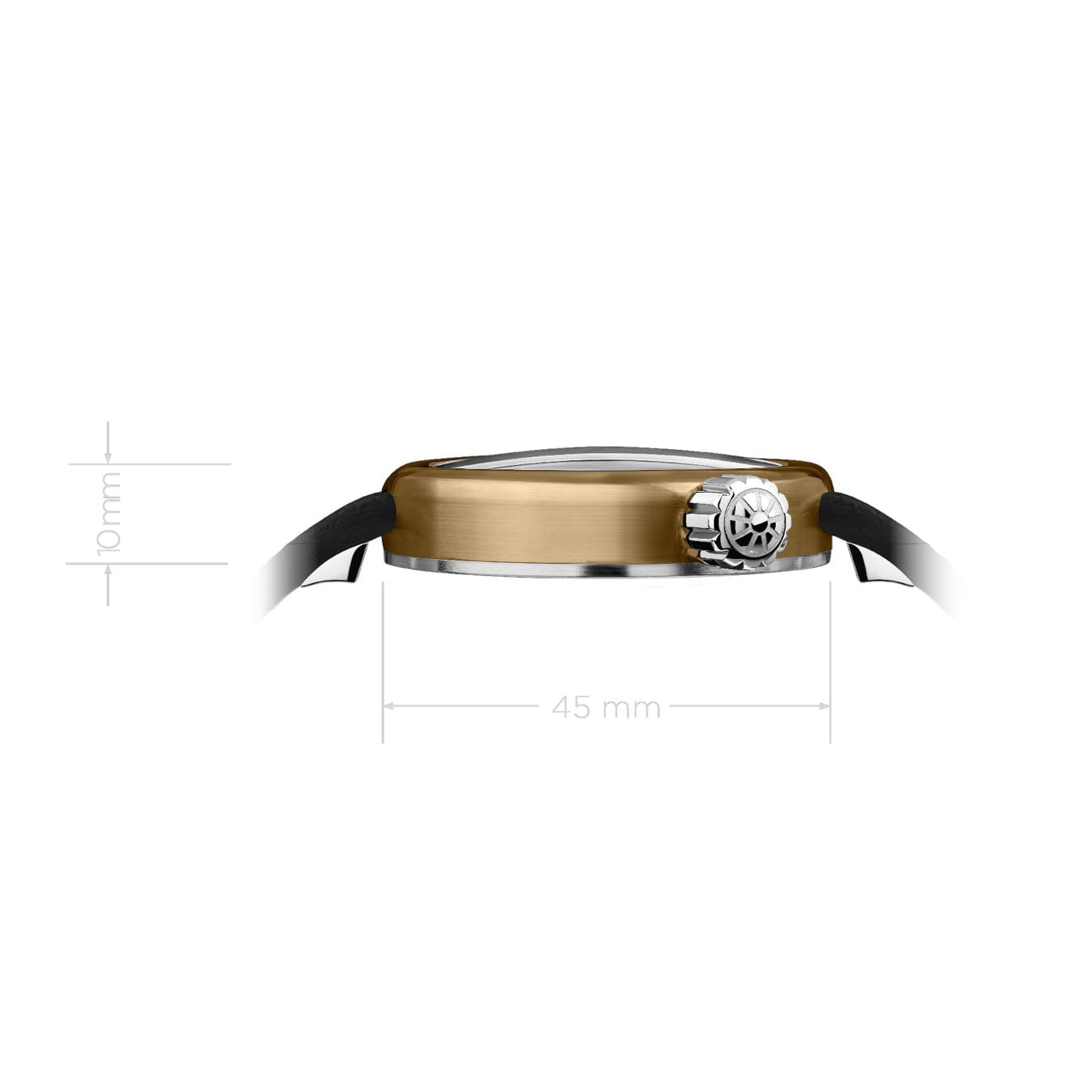 Giuliano Mazzuoli Manometro Ivory Bronze Compressed