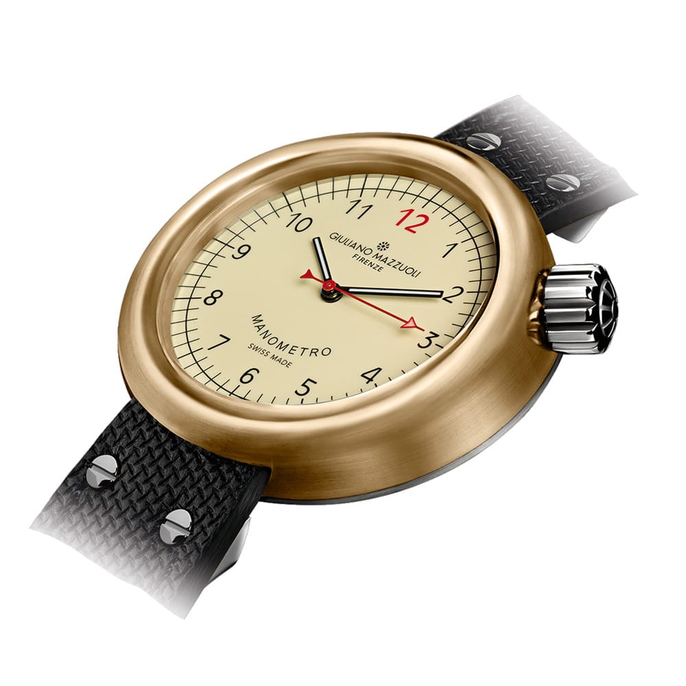 Giuliano Mazzuoli Manometro Ivory Bronze Compressed