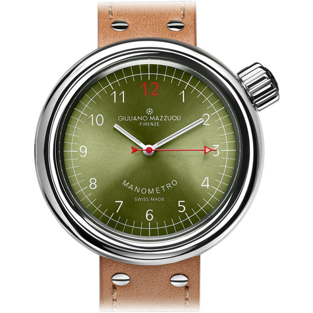 Giuliano Mazzuoli Manometro Moss Green Compressed