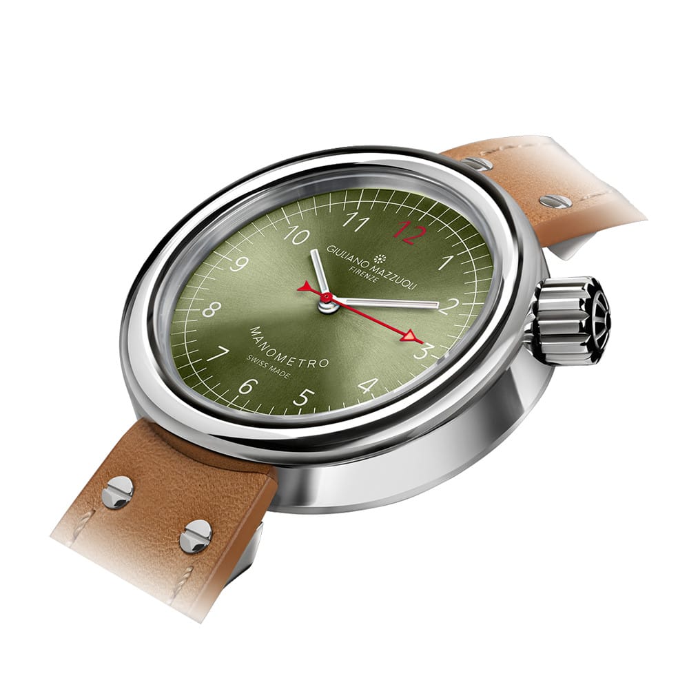 Giuliano Mazzuoli Manometro Moss Green Compressed