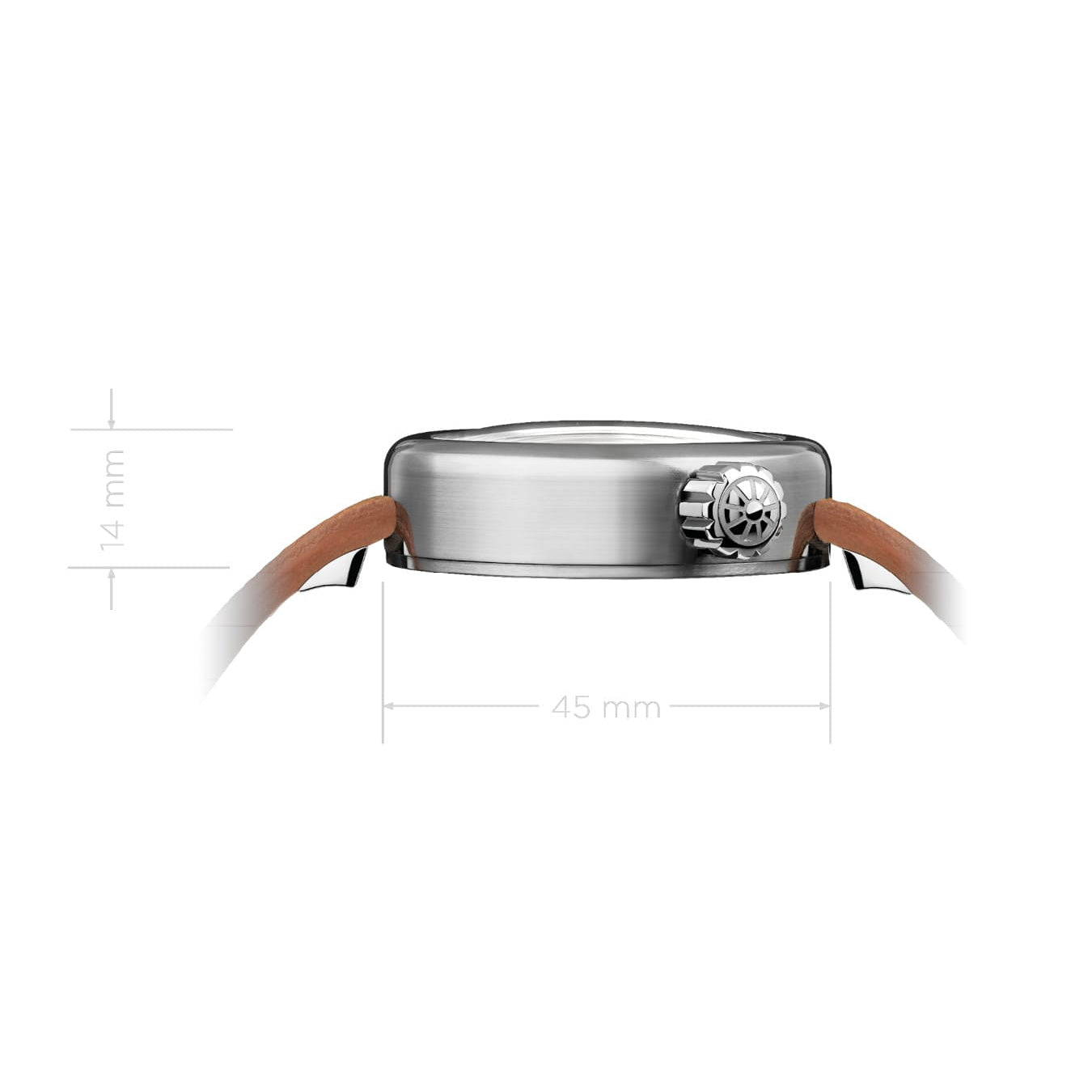 Giuliano Mazzuoli Manometro Black Brushed Stainless Steel