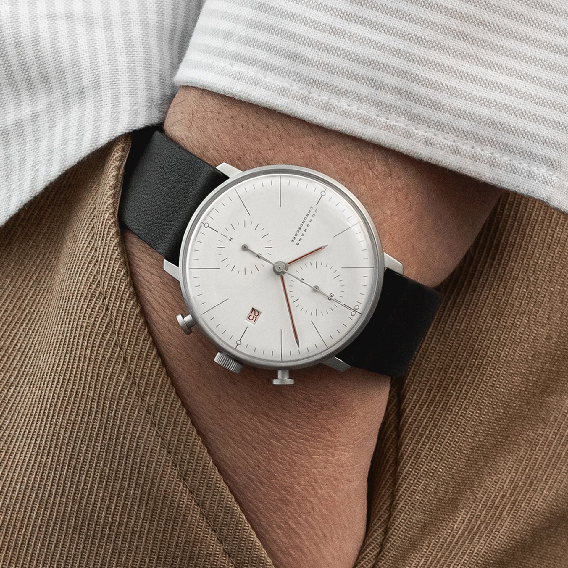 Junghans Max Bill Chronoscope Bauhaus 027/4303.02