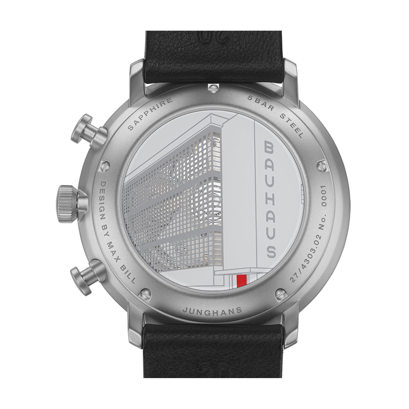 Junghans Max Bill Chronoscope Bauhaus 027/4303.02