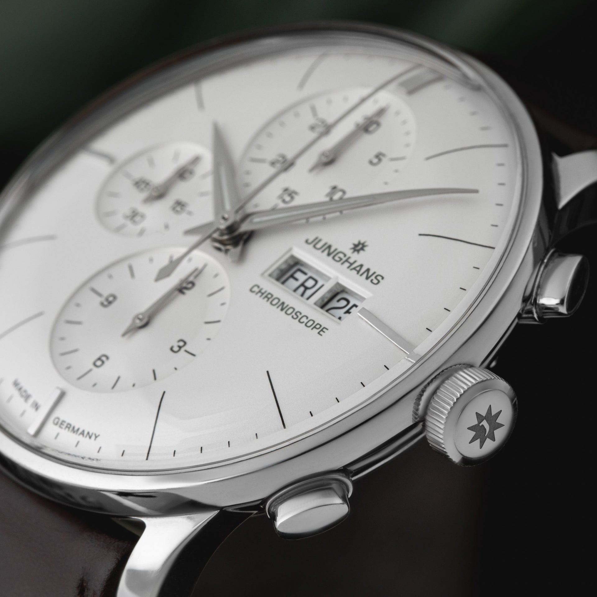 Junghans Meister Chronoscope Matte-Silver Dial 027/4120.03
