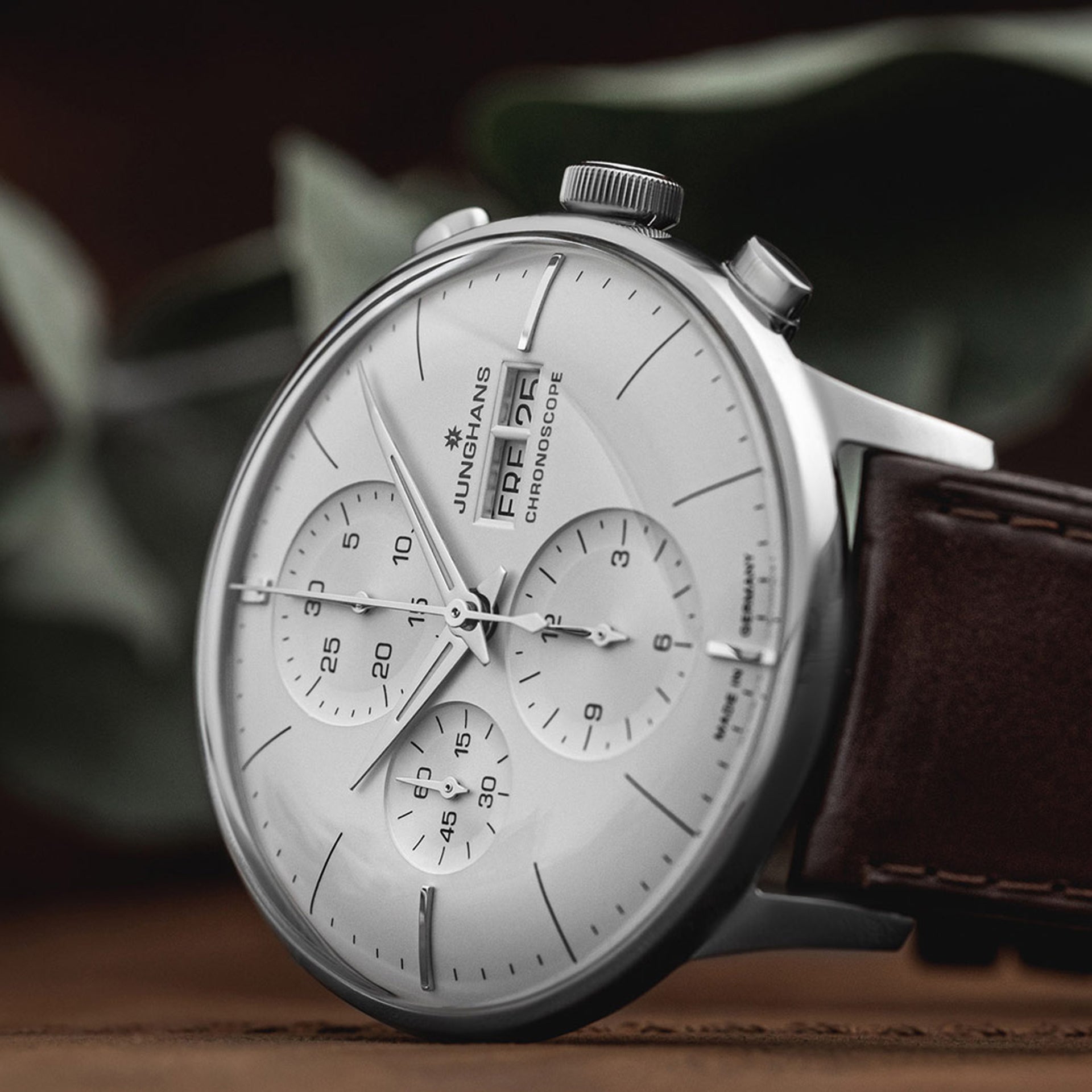 Junghans Meister Chronoscope Matte-Silver Dial 027/4120.03
