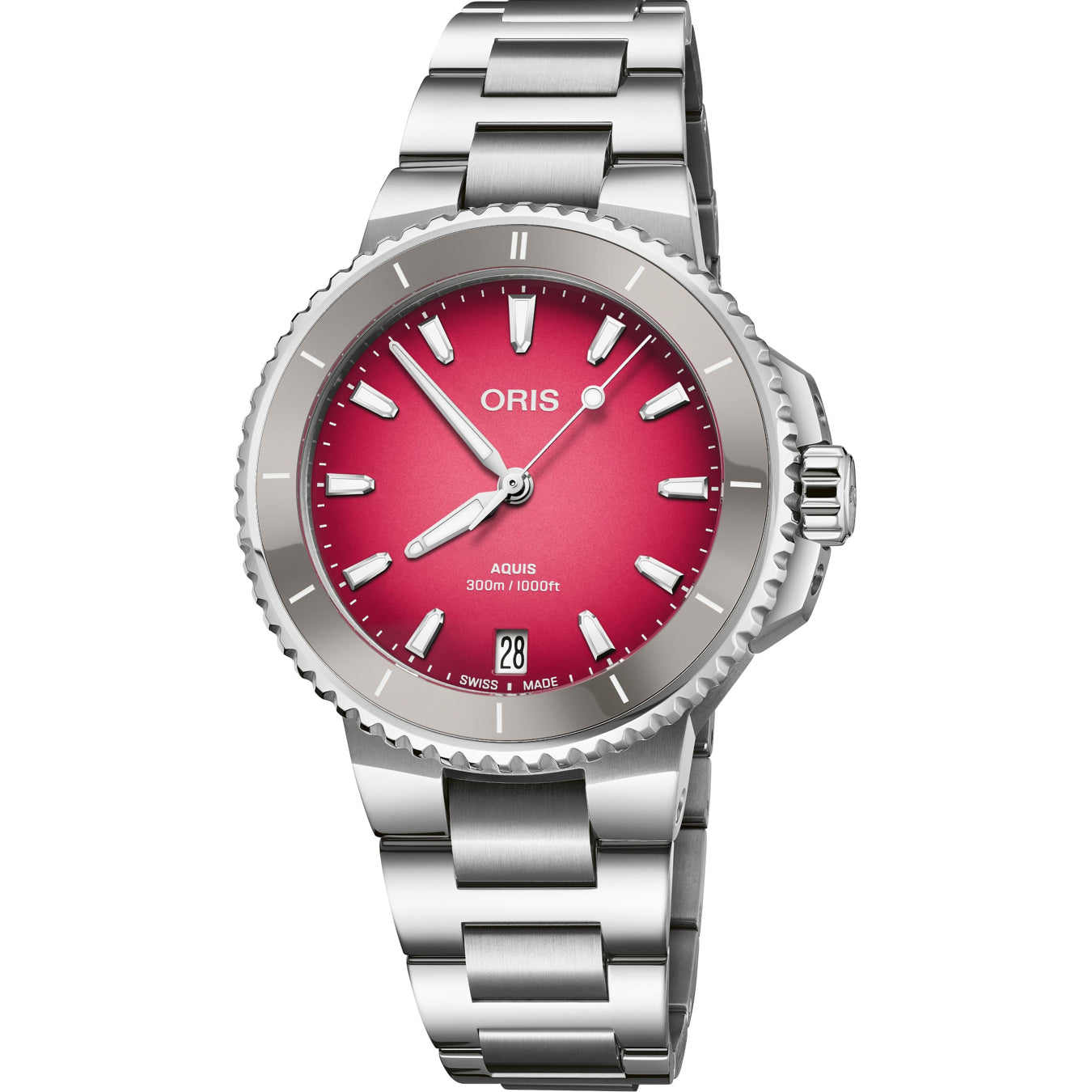 Oris 01 733 7792 4158-07 8 19 05P Aquis Date Taste of Summer 36.5mm