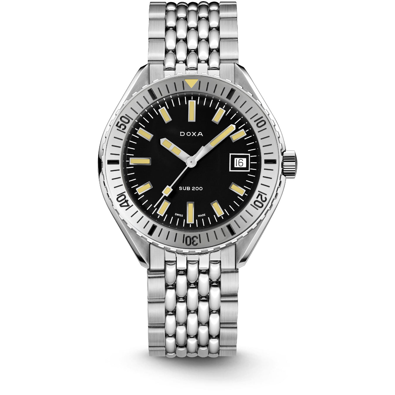 DOXA SUB 200 Sharkhunter 796.10.101.10 on Stainless Steel Bracelet