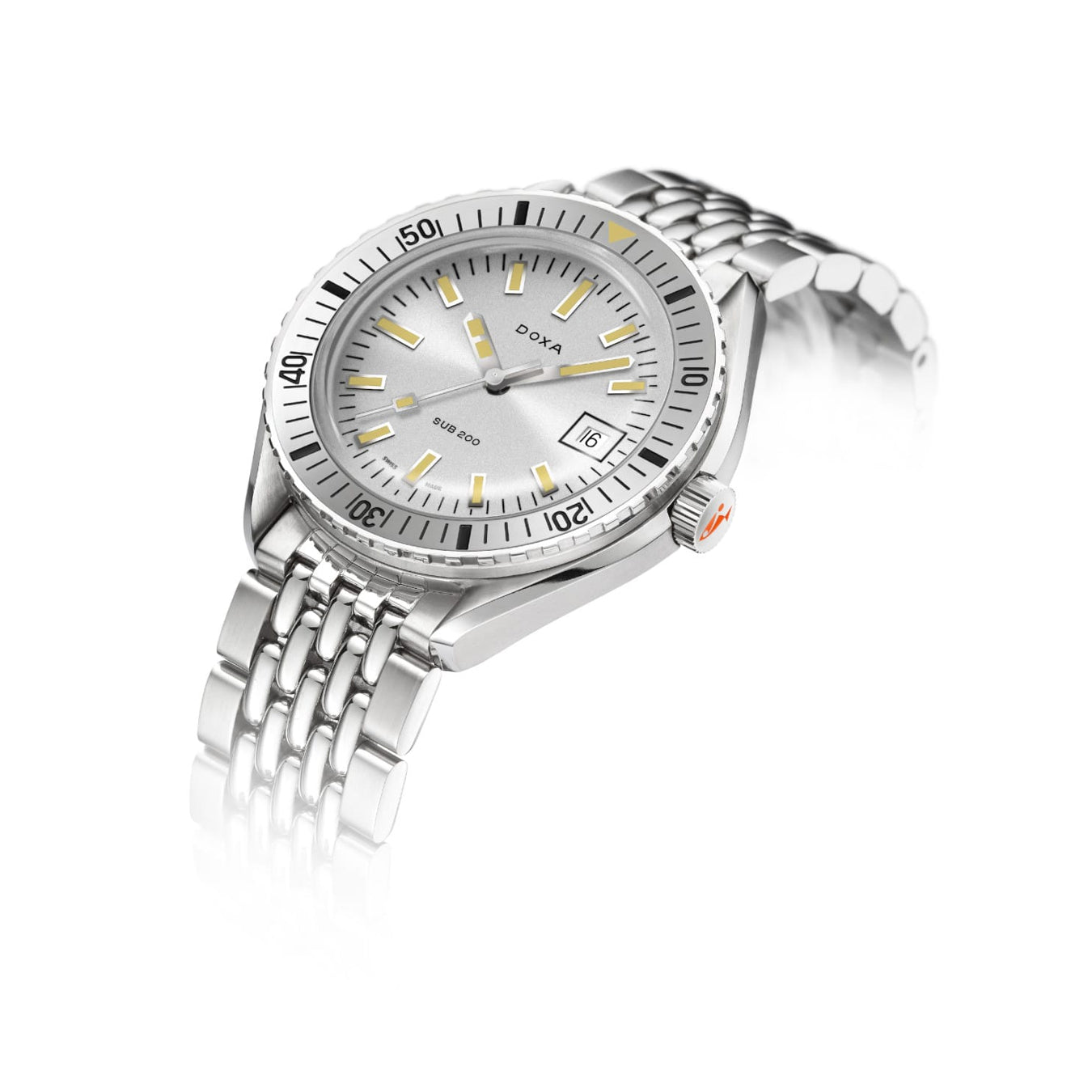 DOXA SUB 200 Searambler 796.10.021.10 on Stainless Steel Bracelet