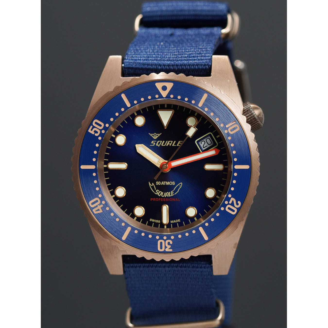Squale 1521 Bronze 1521BRONBL.NB20