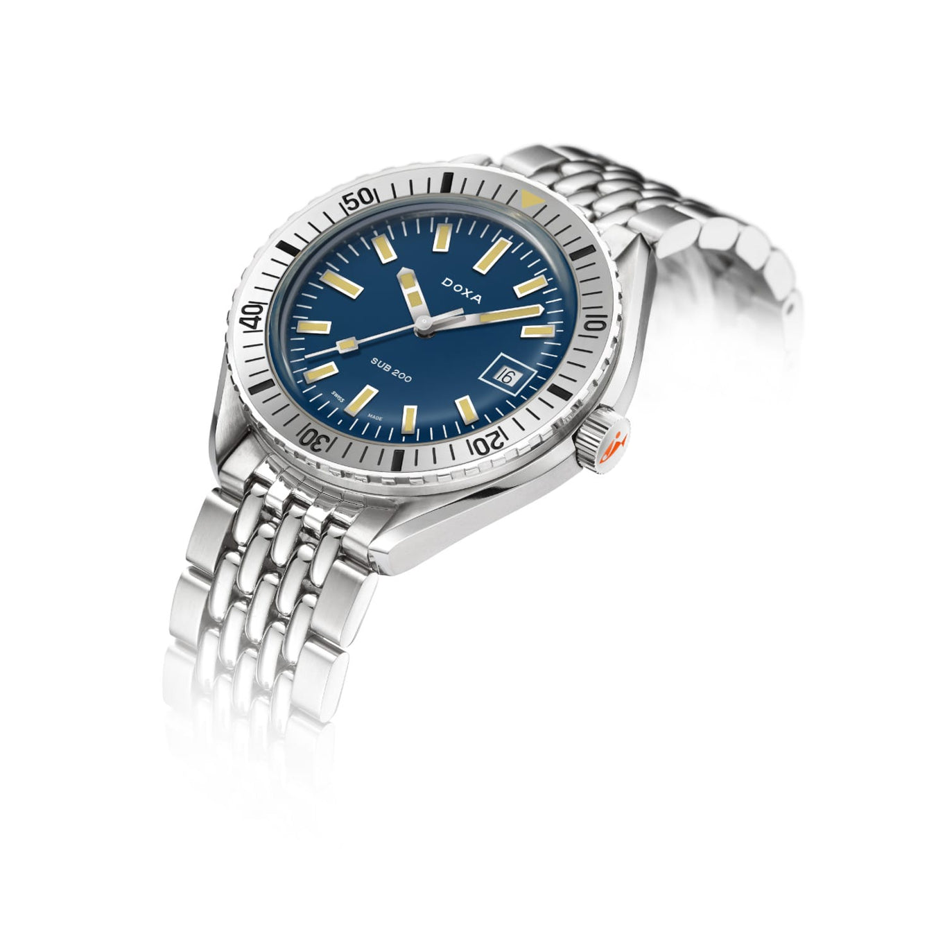 DOXA SUB 200 Caribbean 796.10.201.10 on Stainless Steel Bracelet