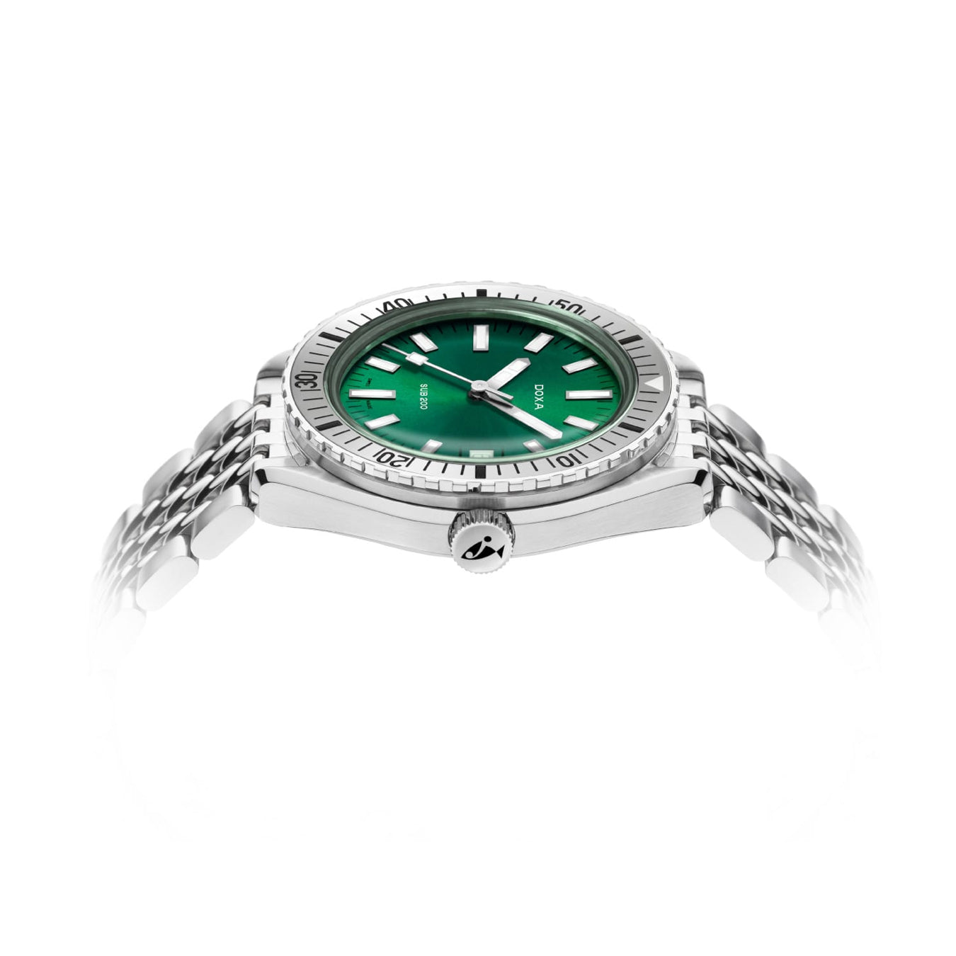 DOXA SUB 200 Sea Emerald 796.10.131.10 on Stainless Steel Bracelet
