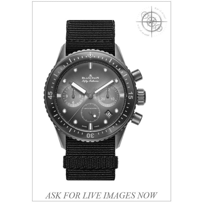 Blancpain 5200 0153 NABA Fifty Fathoms Bathyscaphe Chronographe Flyback On Nato Strap