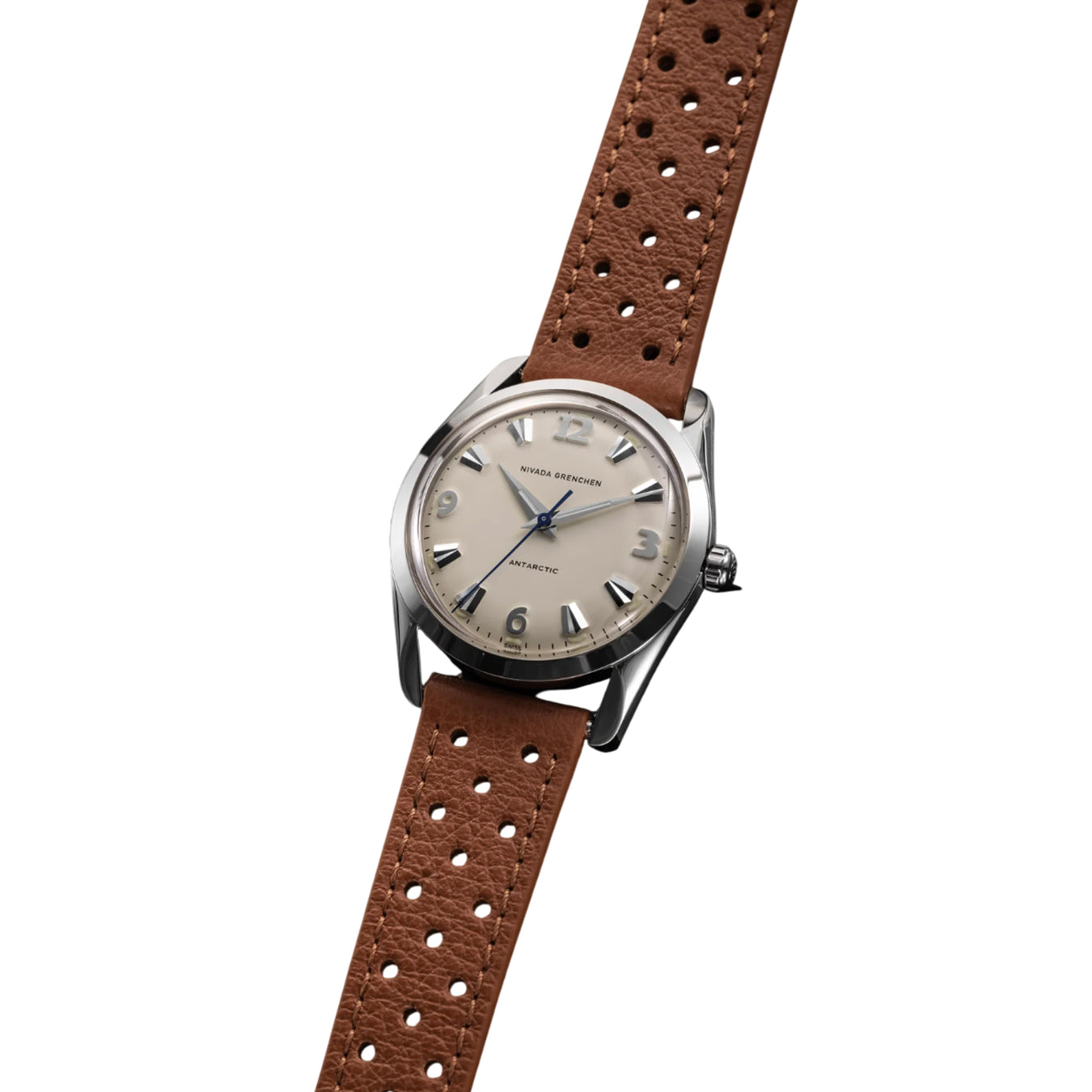 Nivada Grenchen 35004M41 Antarctic 35mm Eggshell White Luminova