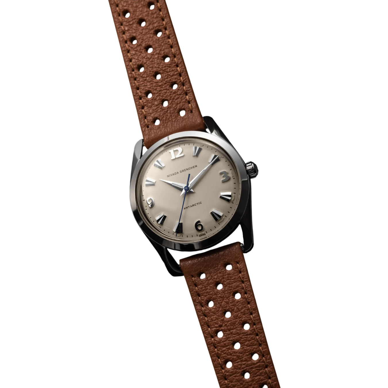 Nivada Grenchen 35004M41 Antarctic 35mm Eggshell White Luminova