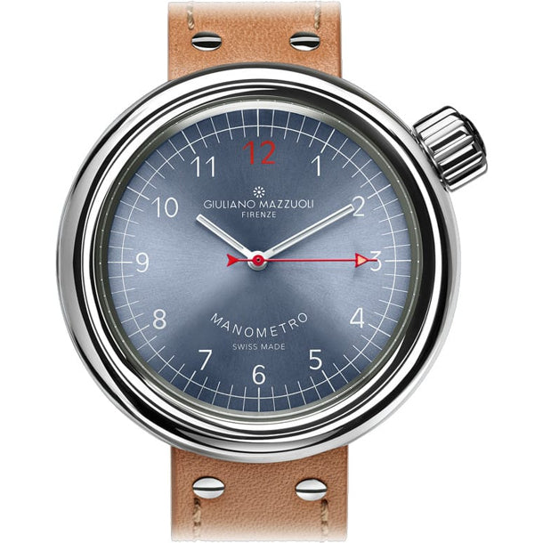 Giuliano Mazzuoli Manometro Blue Mother of Pearl Compressed