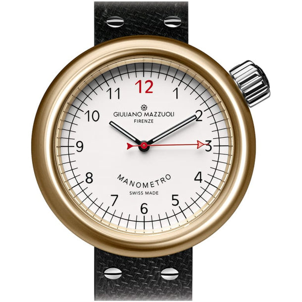 Giuliano Mazzuoli Manometro White Bronze