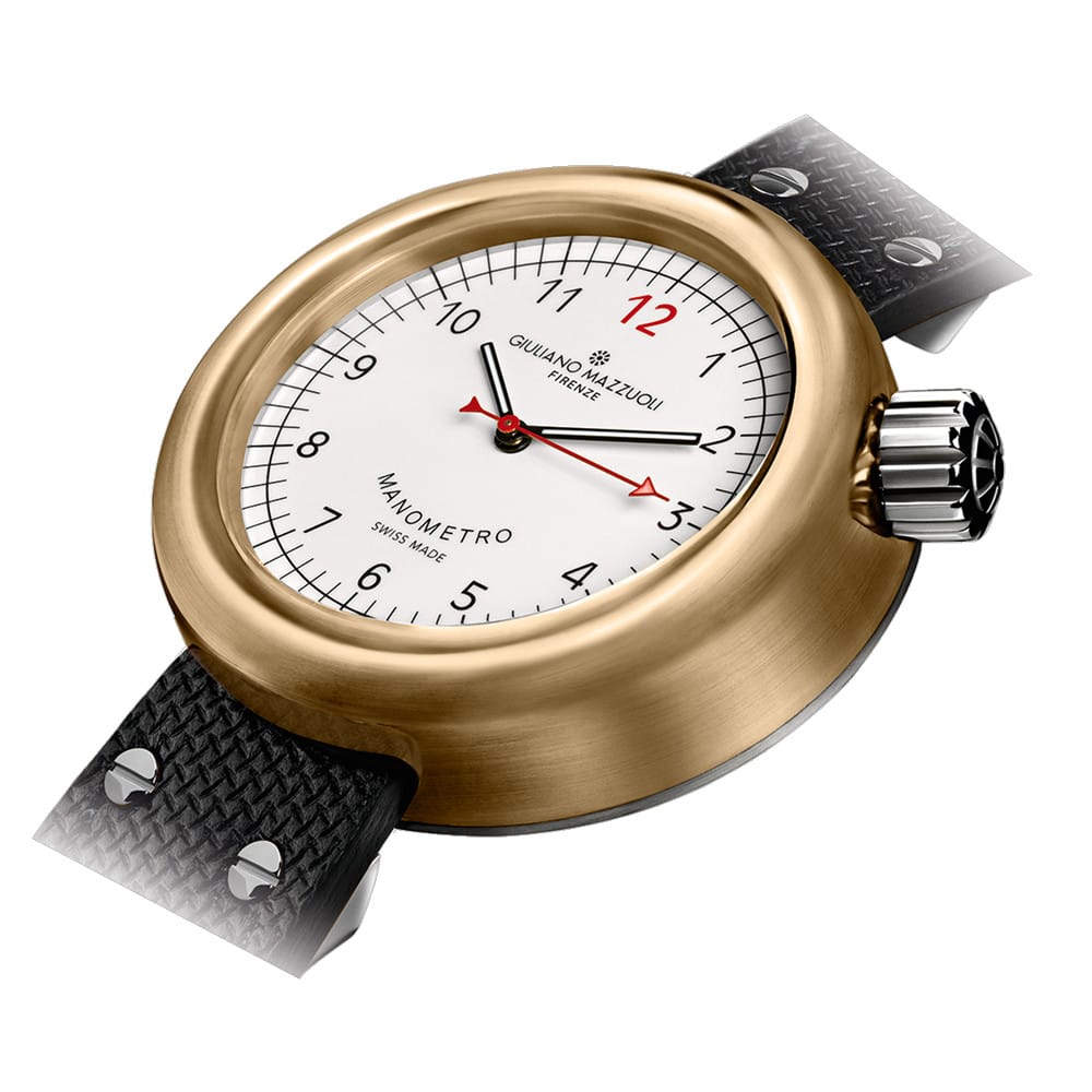 Giuliano Mazzuoli Manometro White Bronze