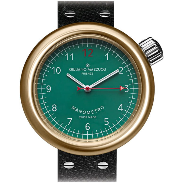 Giuliano Mazzuoli Manometro Green Bronze
