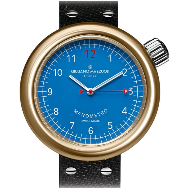 Giuliano Mazzuoli Manometro Blue Bronze