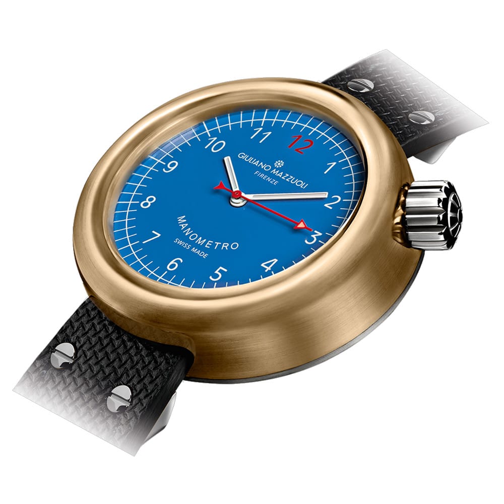 Giuliano Mazzuoli Manometro Blue Bronze