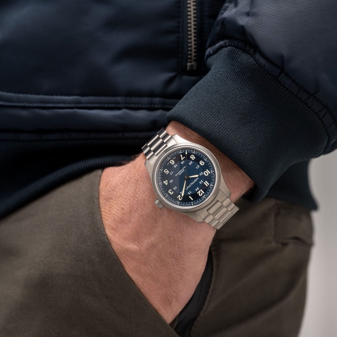 Hamilton H70545140 Khaki Field Titanium Auto 42mm