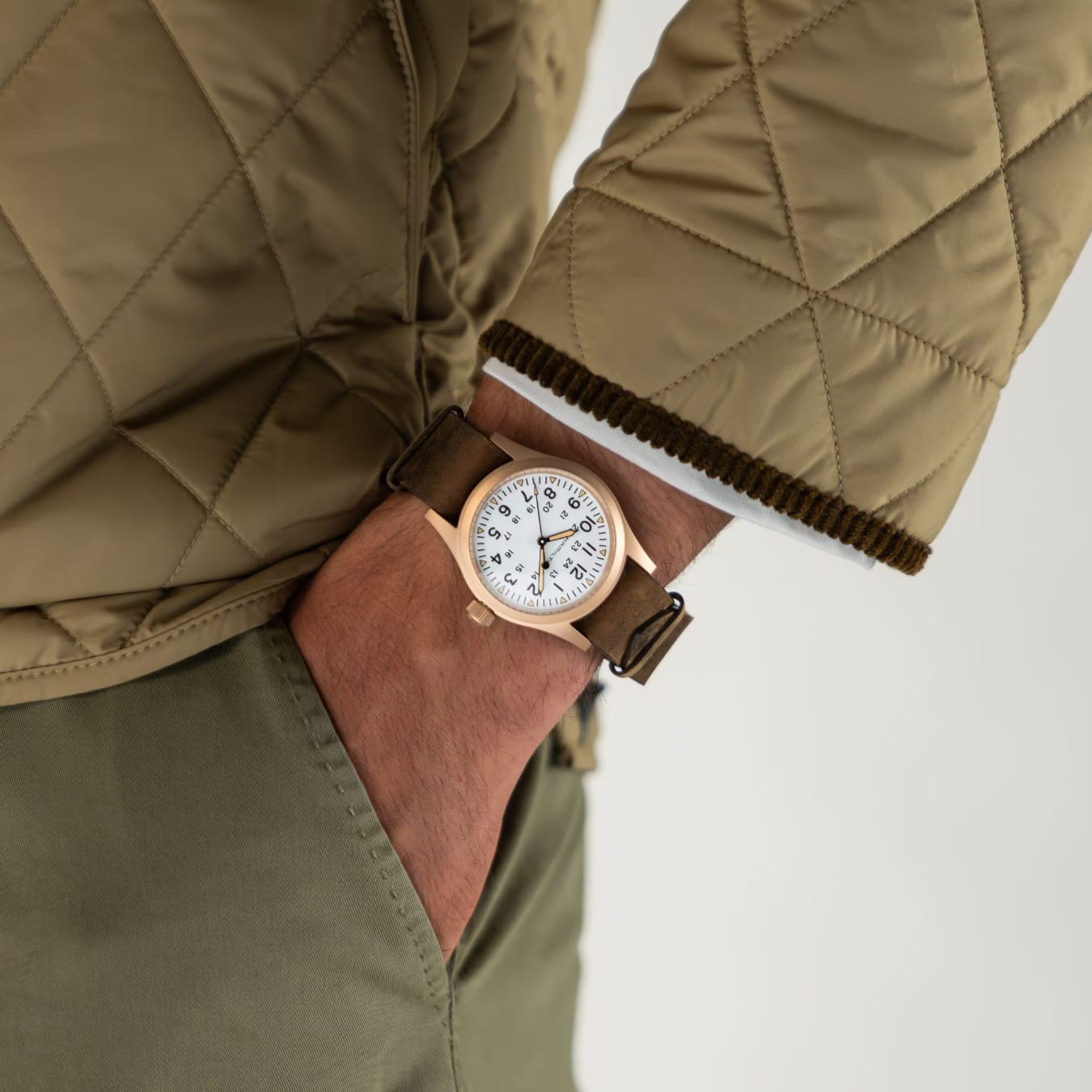 Hamilton H69459510 Khaki Field Mechanical Bronze 38mm